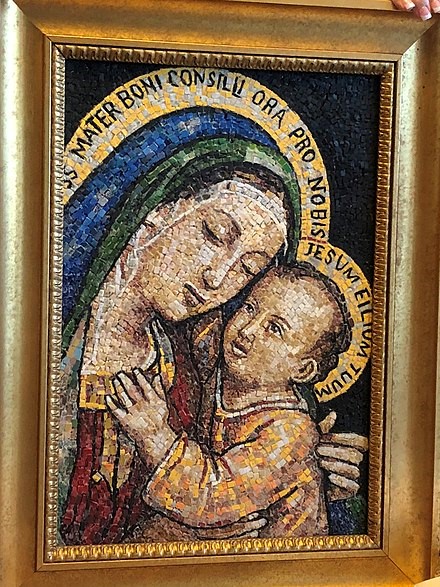 Mosaico-de-Nuestra-Senora-del-Buen-Consejo_Nunzio-Monticelli_siglo XX